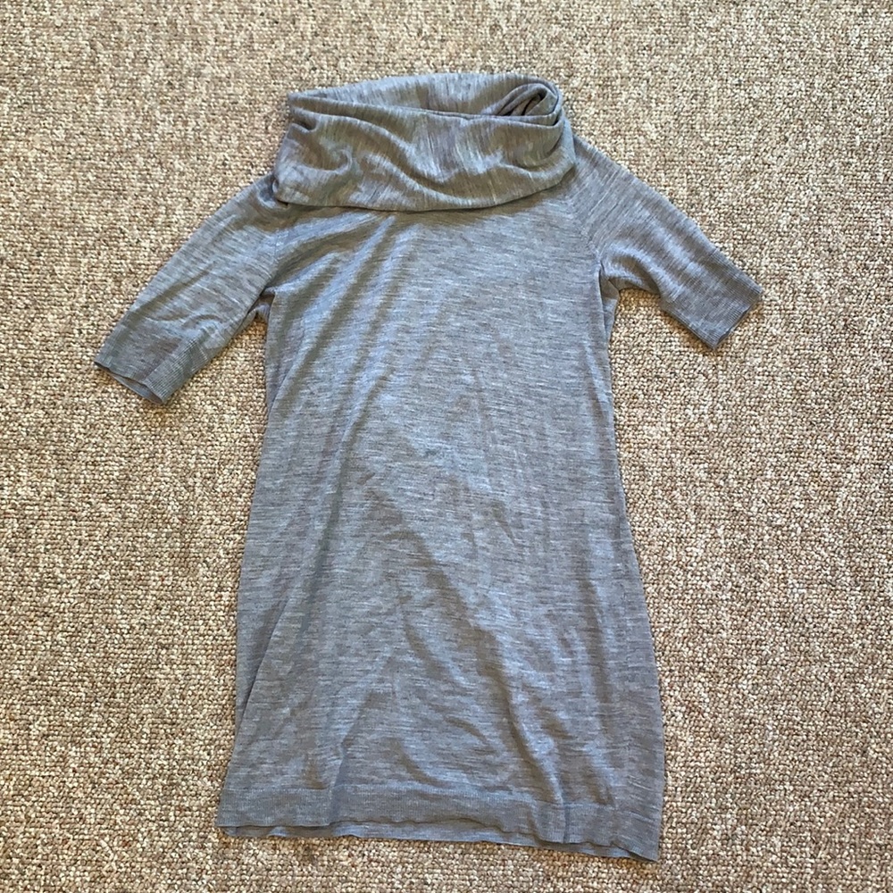 Gray tunic top